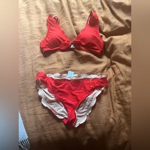 J Crew Red Bikini